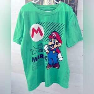 Green Mario Kids T-Shirt